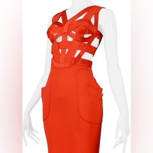 Extremely RARE 1992 Gianna Versace Bondage Dress